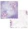 ScrapAndMe “Spring Purple” 12x12 Scrapbook Paper Pack | 5 Double-Sided Sheets | Floral Pastel Designs
